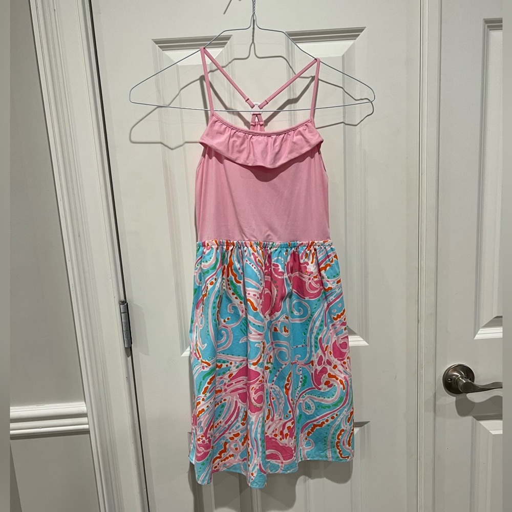 Lilly Pulitzer Girls octopus pattern Sundress Size XL